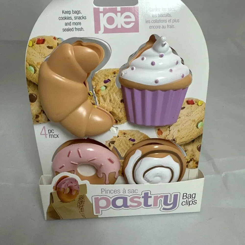 Joie Bag Clips – 4 Pack • Cupcake Bag Clips